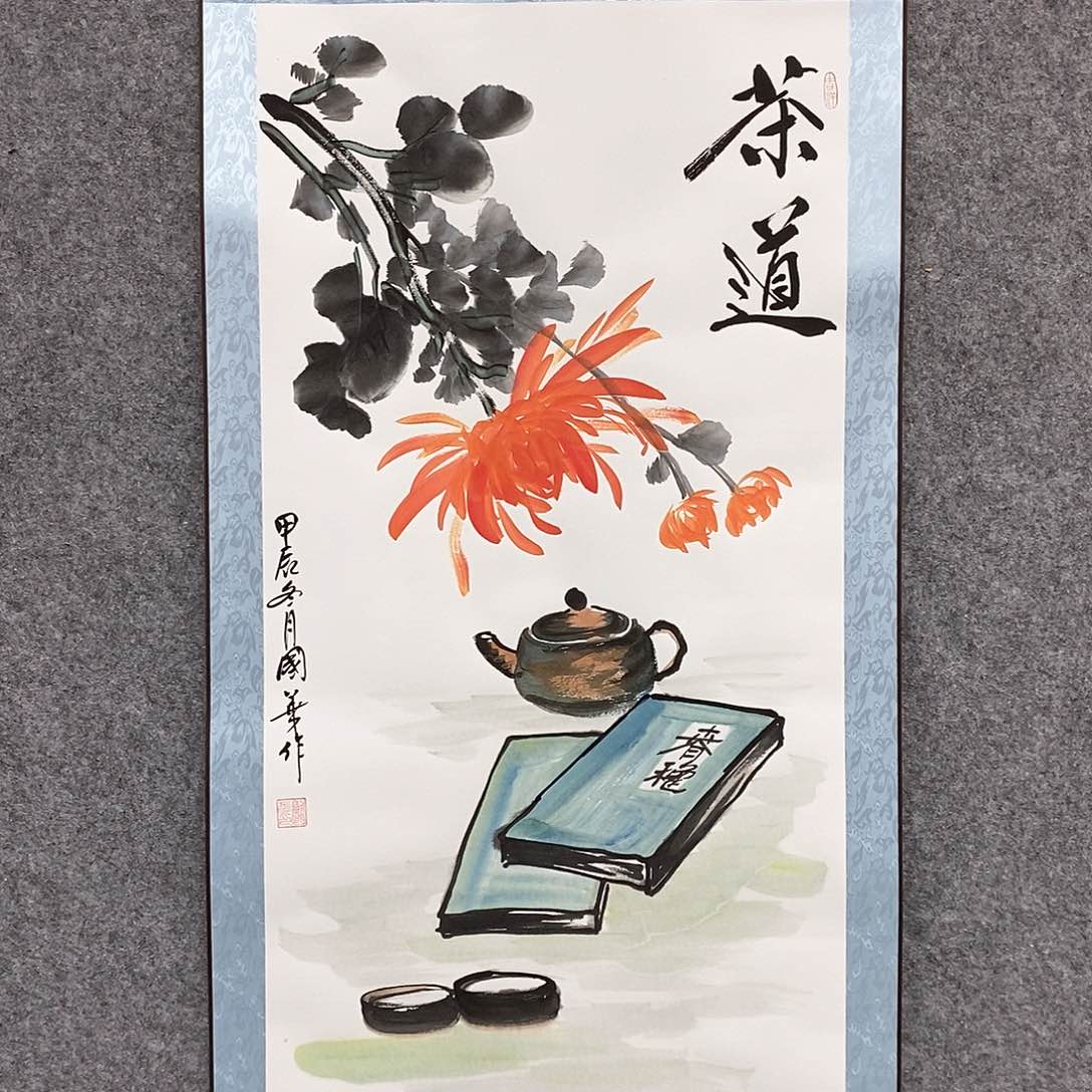 国画刘国华手绘作品