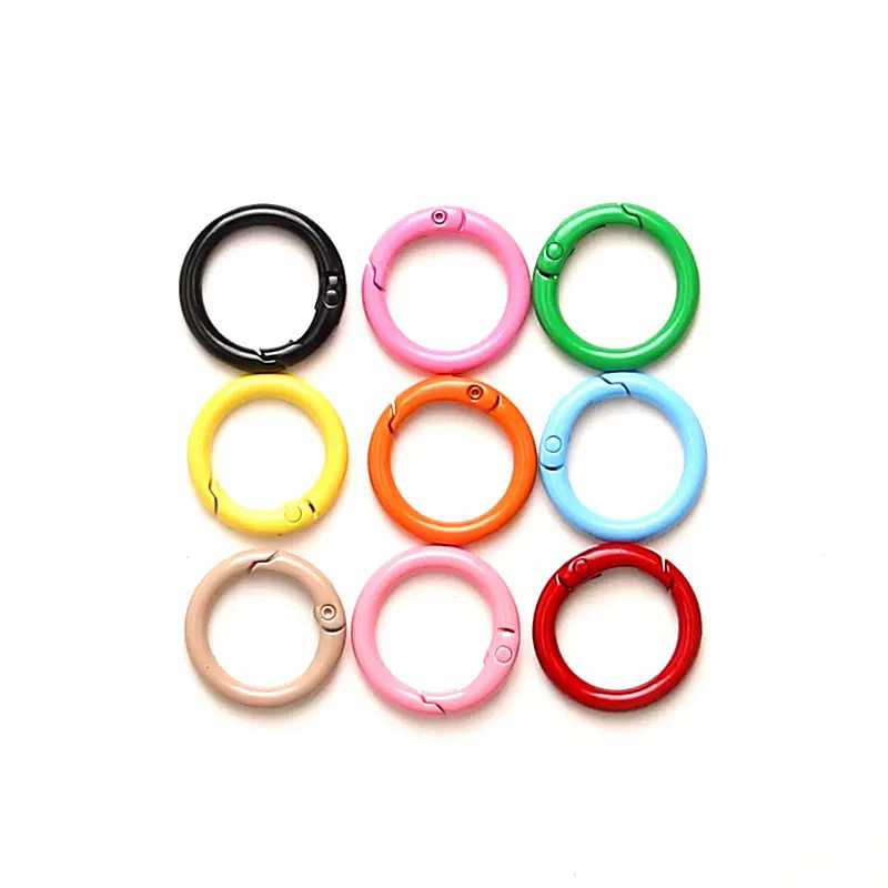 【凌先生】开口环扣包包配件五金挂钩扣金属环弹簧扣圆环扣圆圈扣实