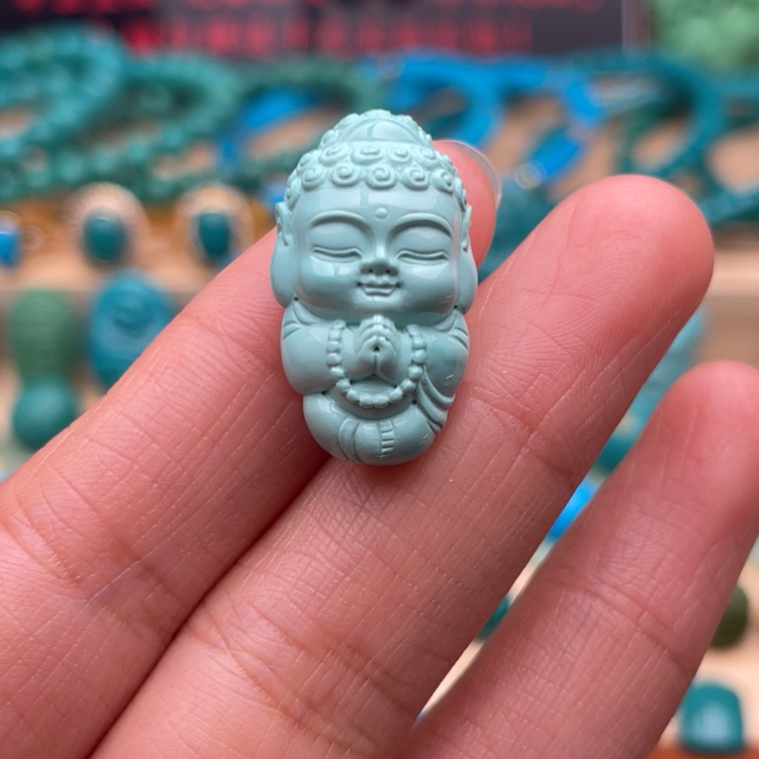 绿松石珠宝奇石未镶嵌