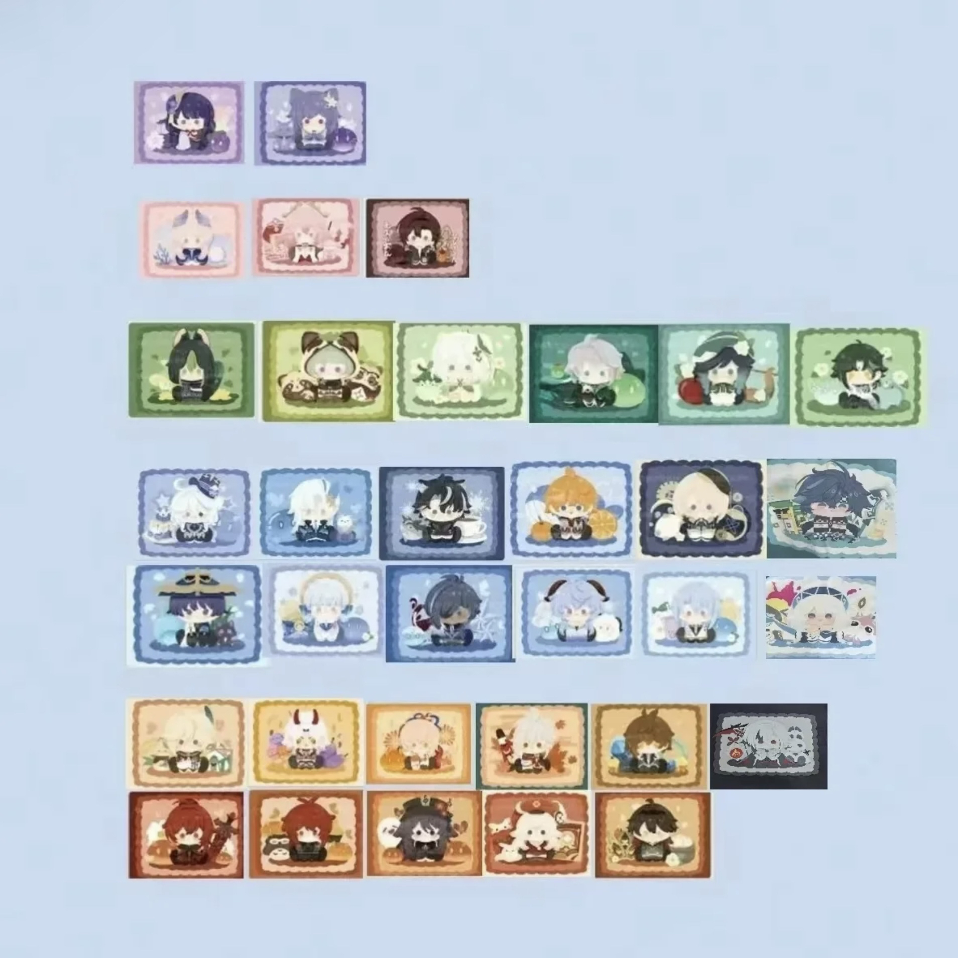 【思思思社盲袋】原神同人原创小方巾毛巾25×25cm