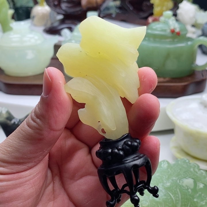岫玉四大名玉摆件未镶嵌