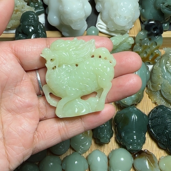 和田玉挂件未镶嵌