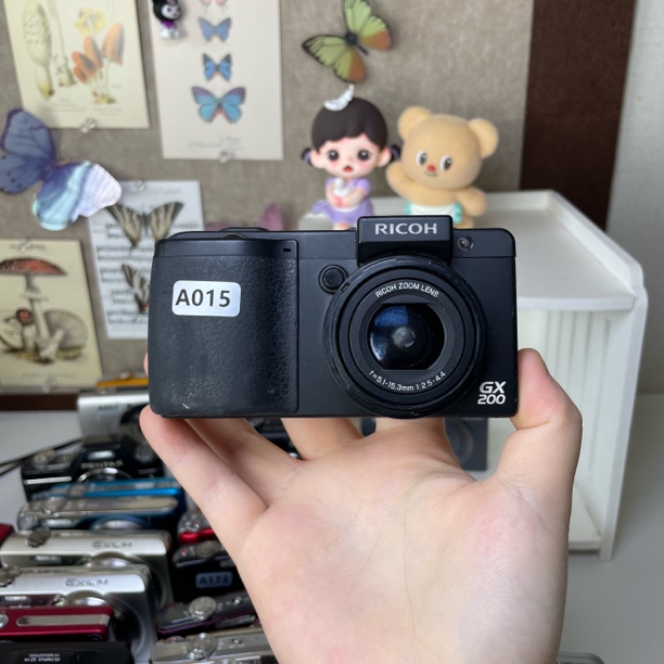 9新 Ricoh/理光 理光gx200 功能正常 配件齐全（有时不能变焦最大