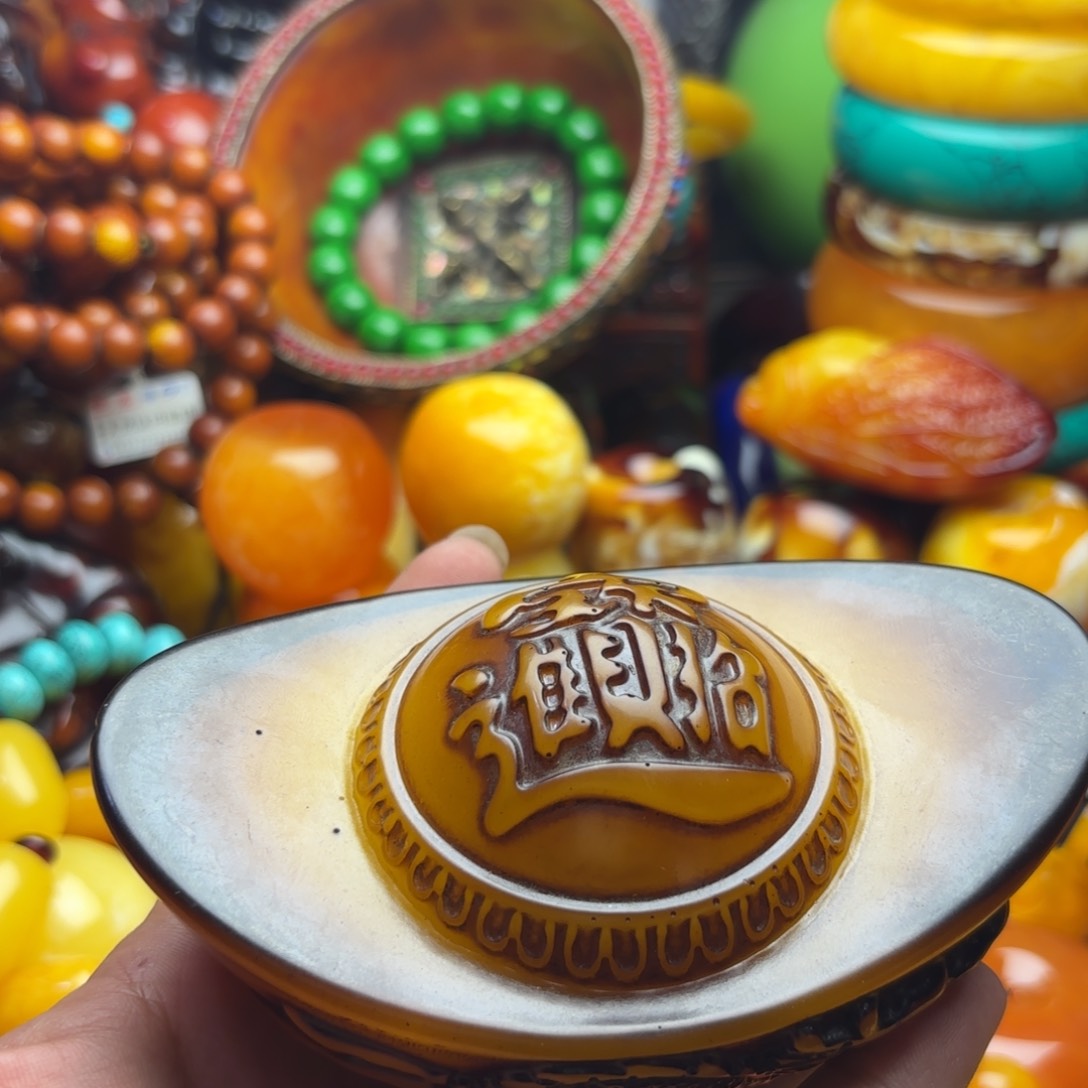 未镶嵌琥珀手链蜜蜡