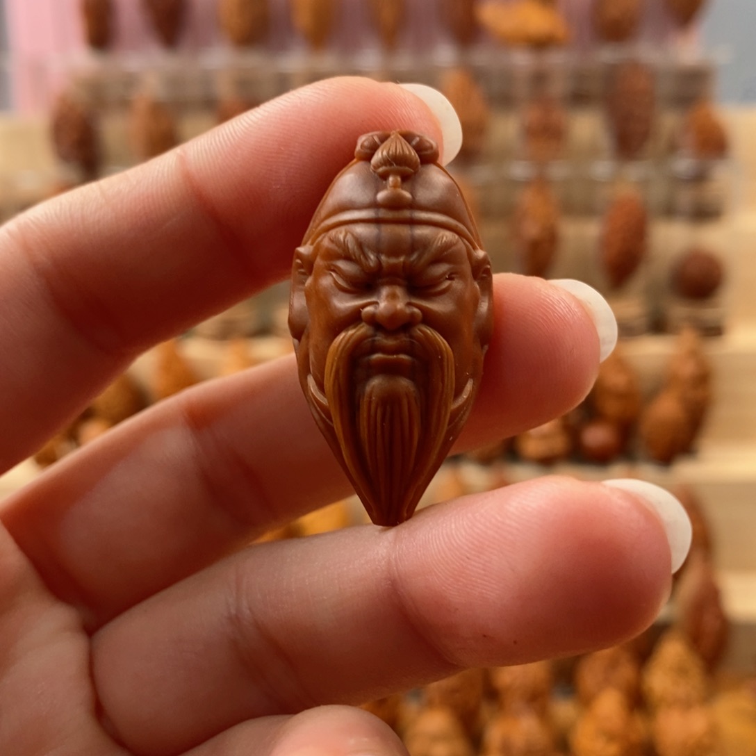 橄榄核手串/手链关二爷