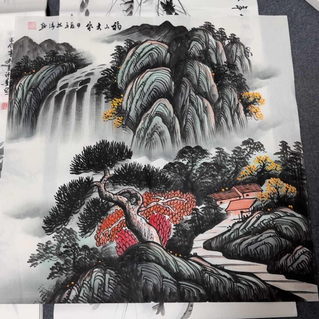 国画会娟艺术馆直播间