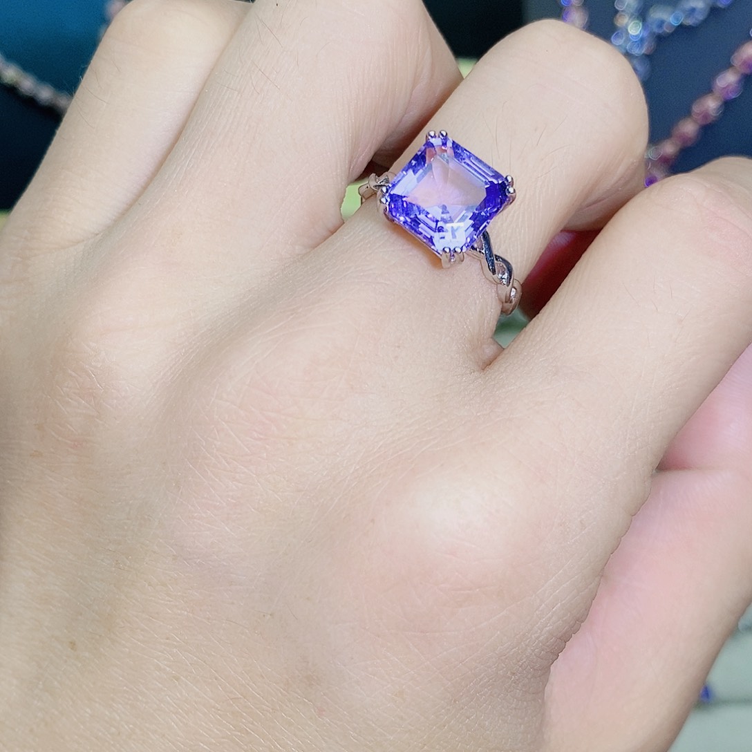 紫晶戒指未镶嵌4569