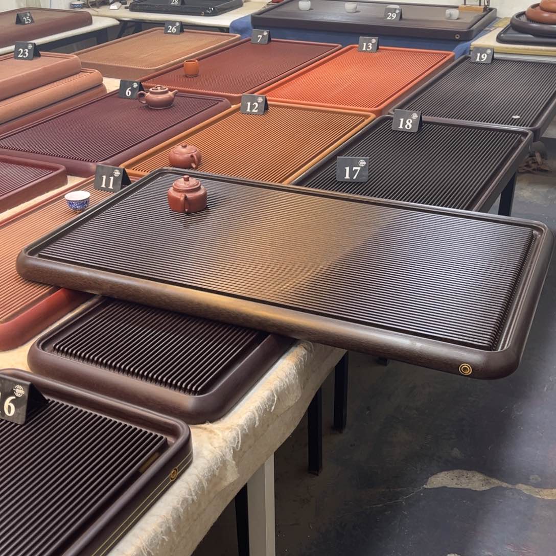 紫砂茶盘小*10060紫檀电木