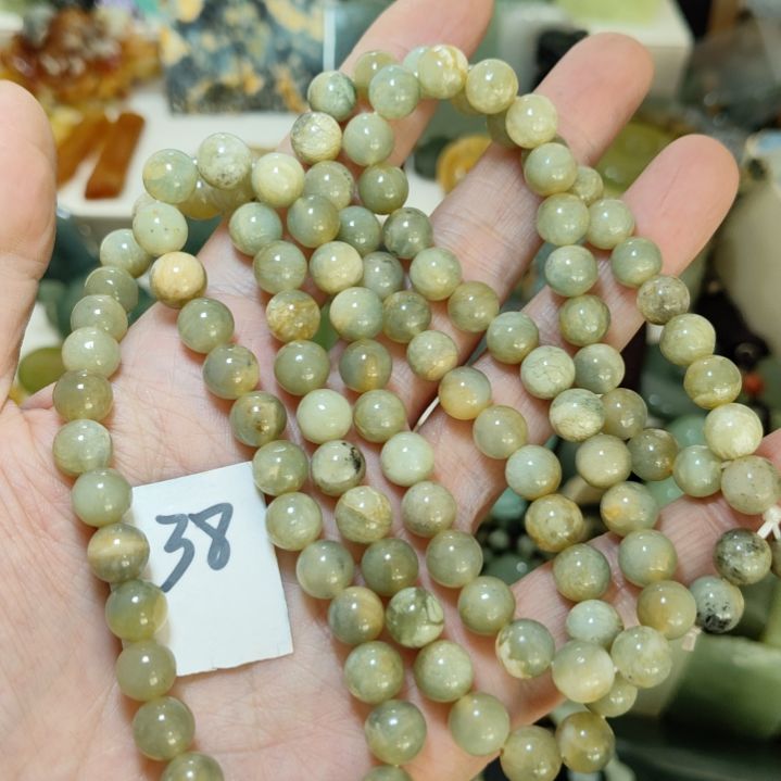 岫玉未镶嵌108粒手串手串
