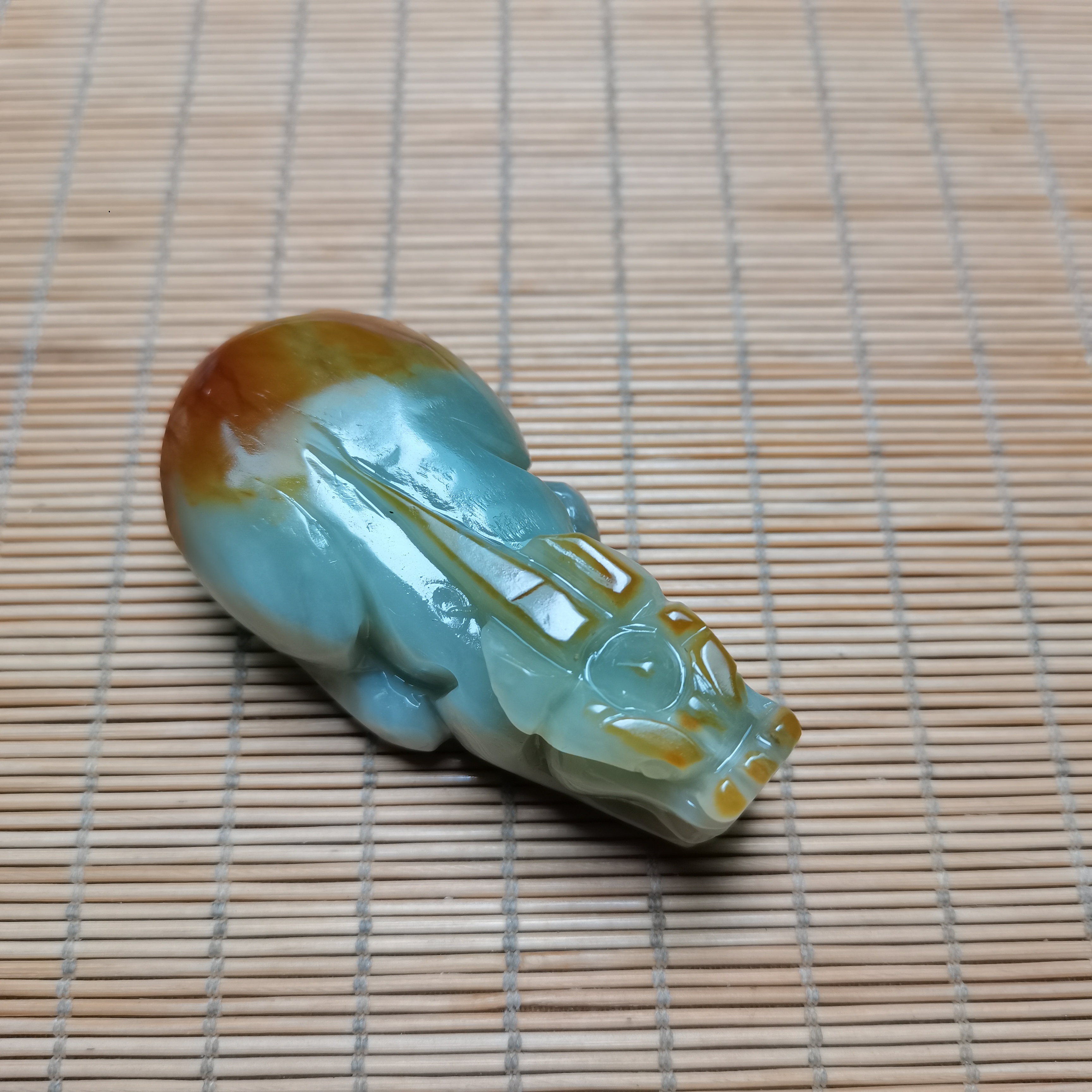 新疆和田玉貔貅把件115克