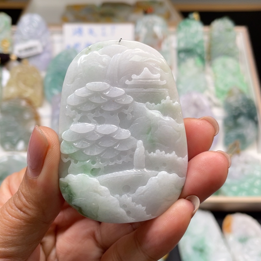 翡翠吊坠(不含链)未镶嵌