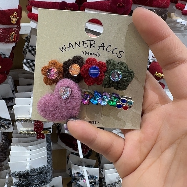 皮质铁合金彩色爱心