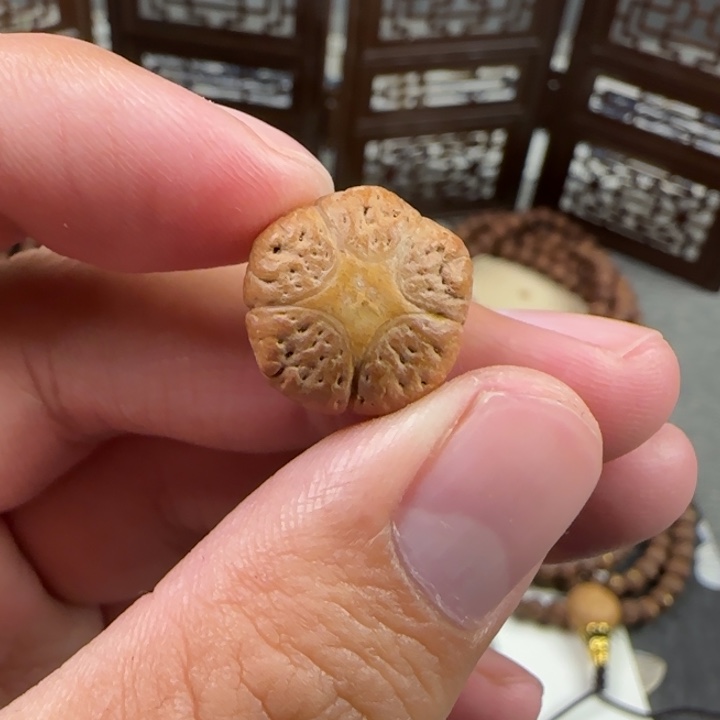 吊坠莲花菩提五星三通