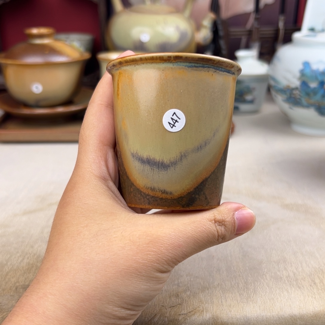 杯纯手工柴烧主人杯