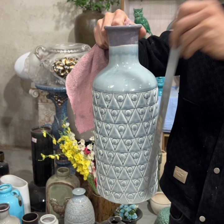 摆件高38口6公分微瑕捡漏做旧款