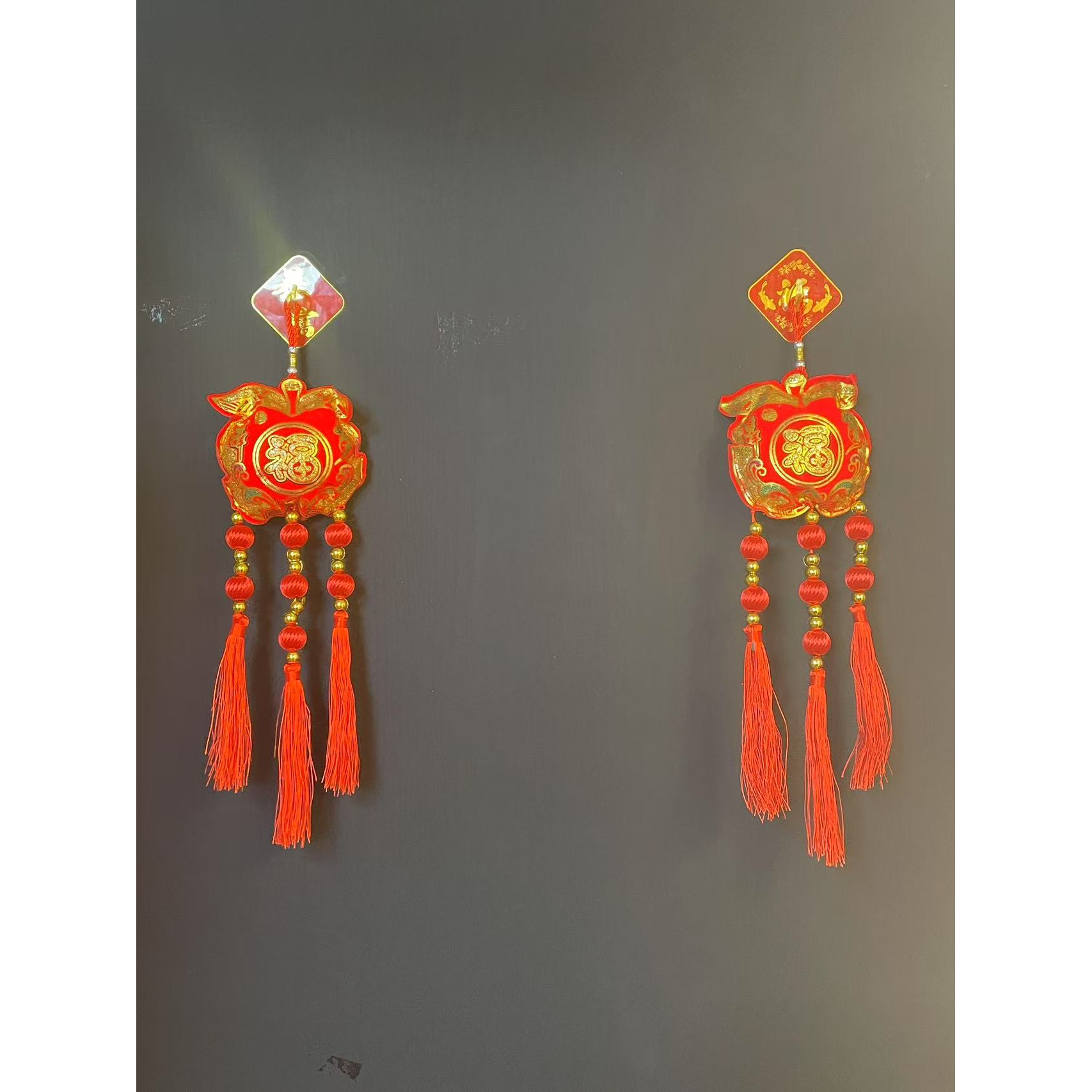 【新疆包邮】C01 苹果 鲤鱼跃龙门 民族风 新年装饰春节80*14