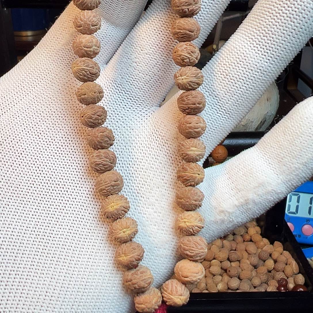 凤眼菩提手串野生酸枣核手串全品无修