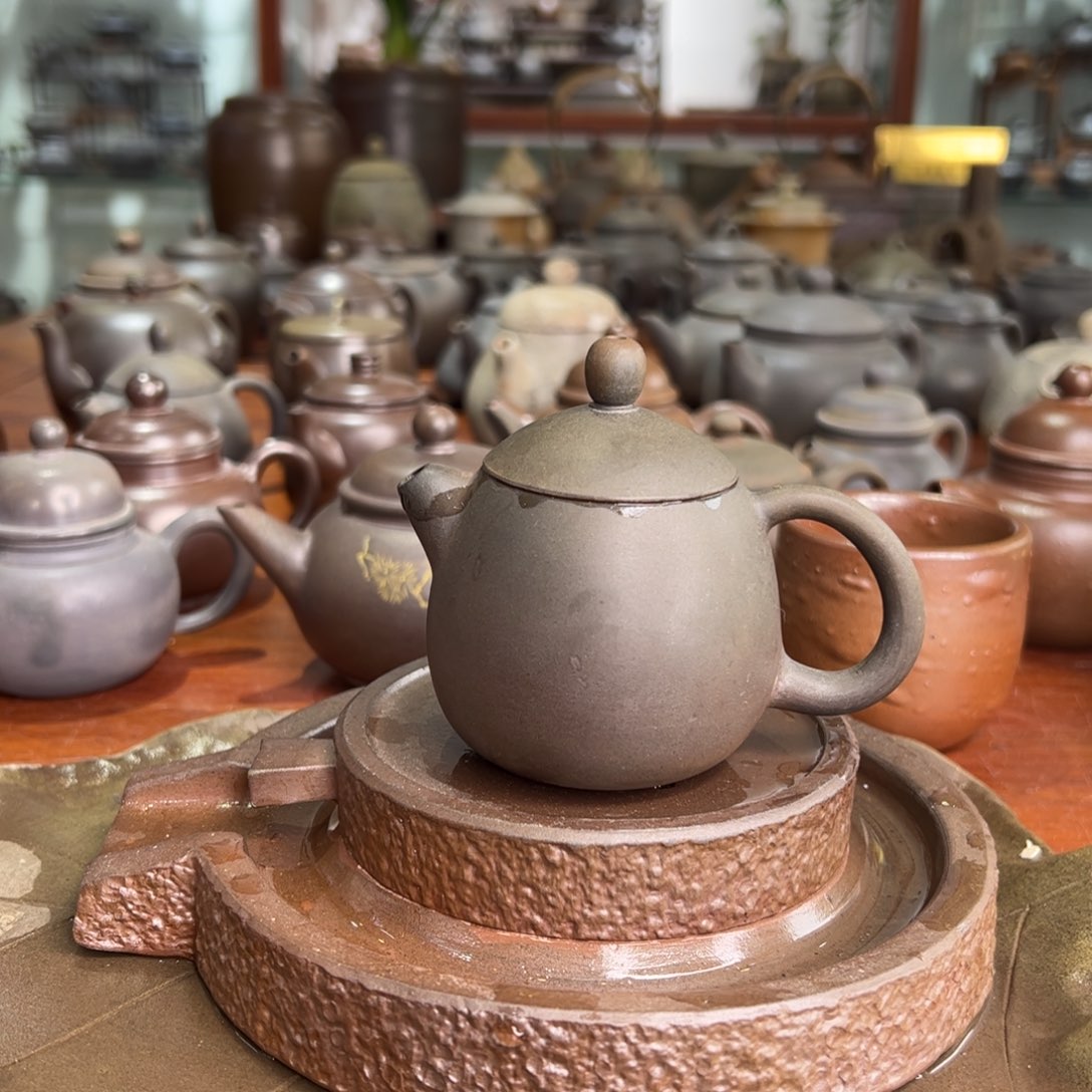 贵台龙窑柴烧茶壶A46