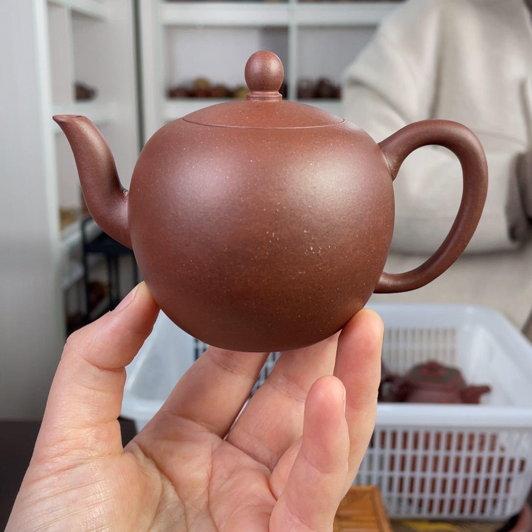 紫砂茶壶底槽清美人尖170cc