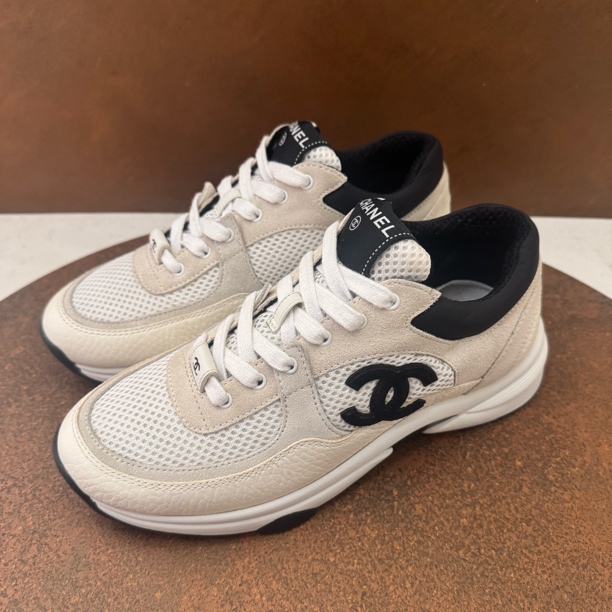 99新 Chanel/香奈儿 36.5码/经典黑白熊猫运动鞋
