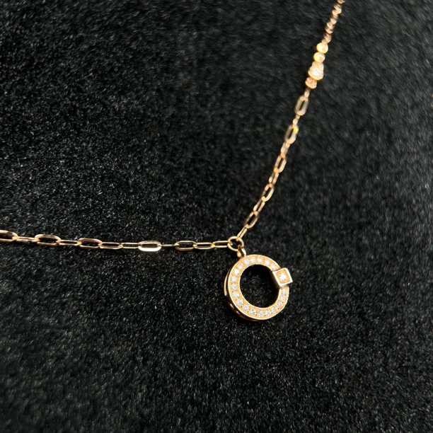 【广潮金钻】金750钻石项链 特价