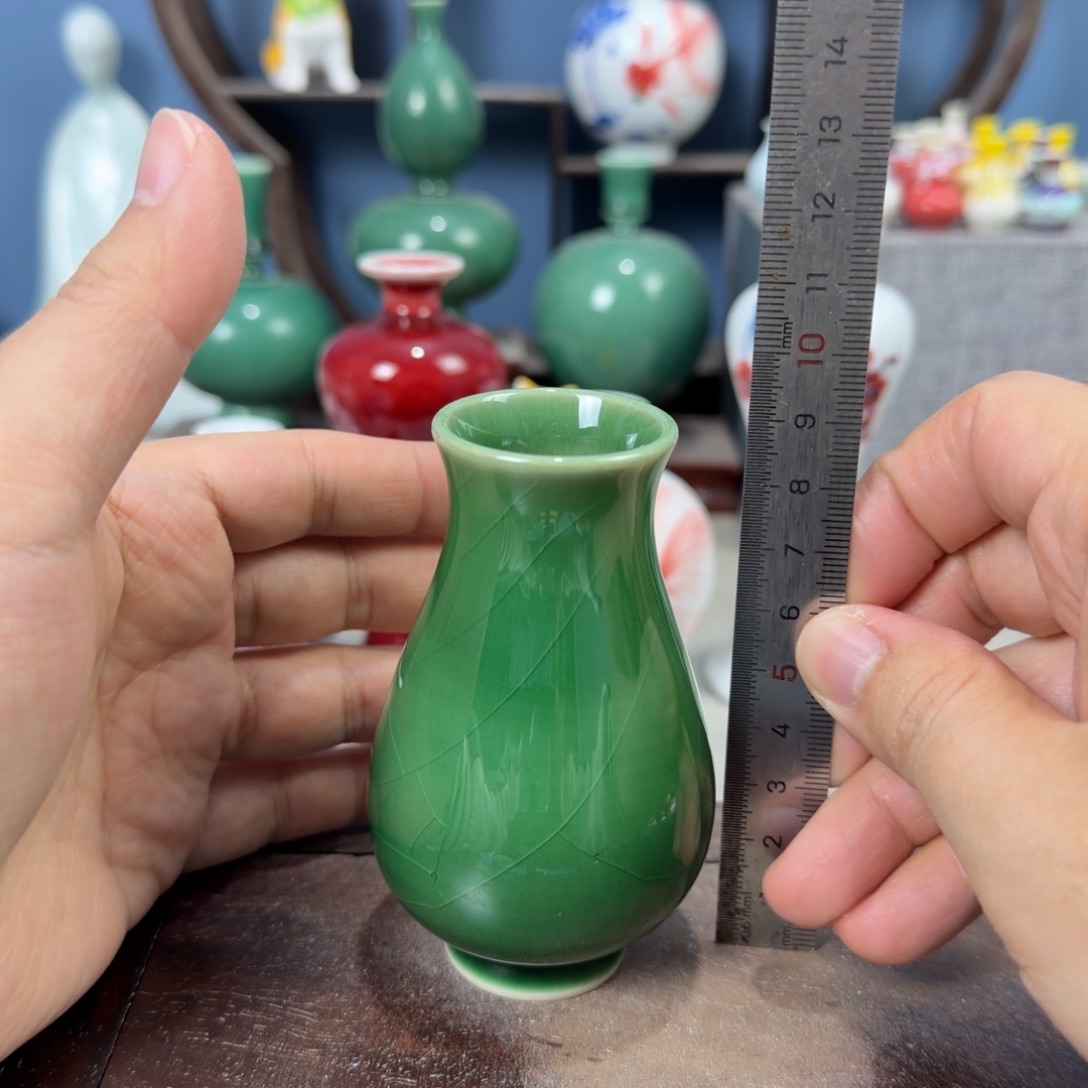 陶瓷手工小花器摆件