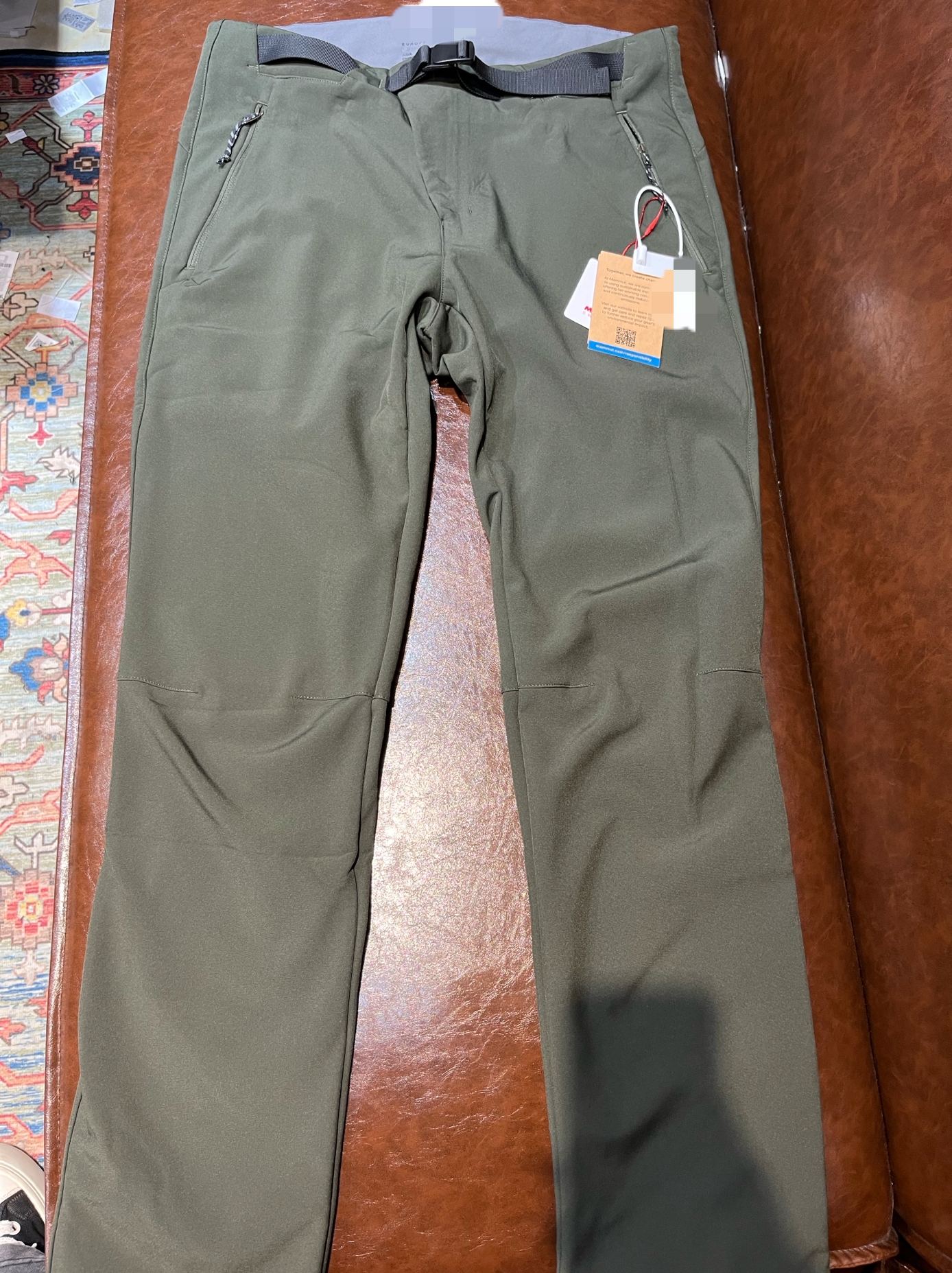 大象男士加绒软壳裤