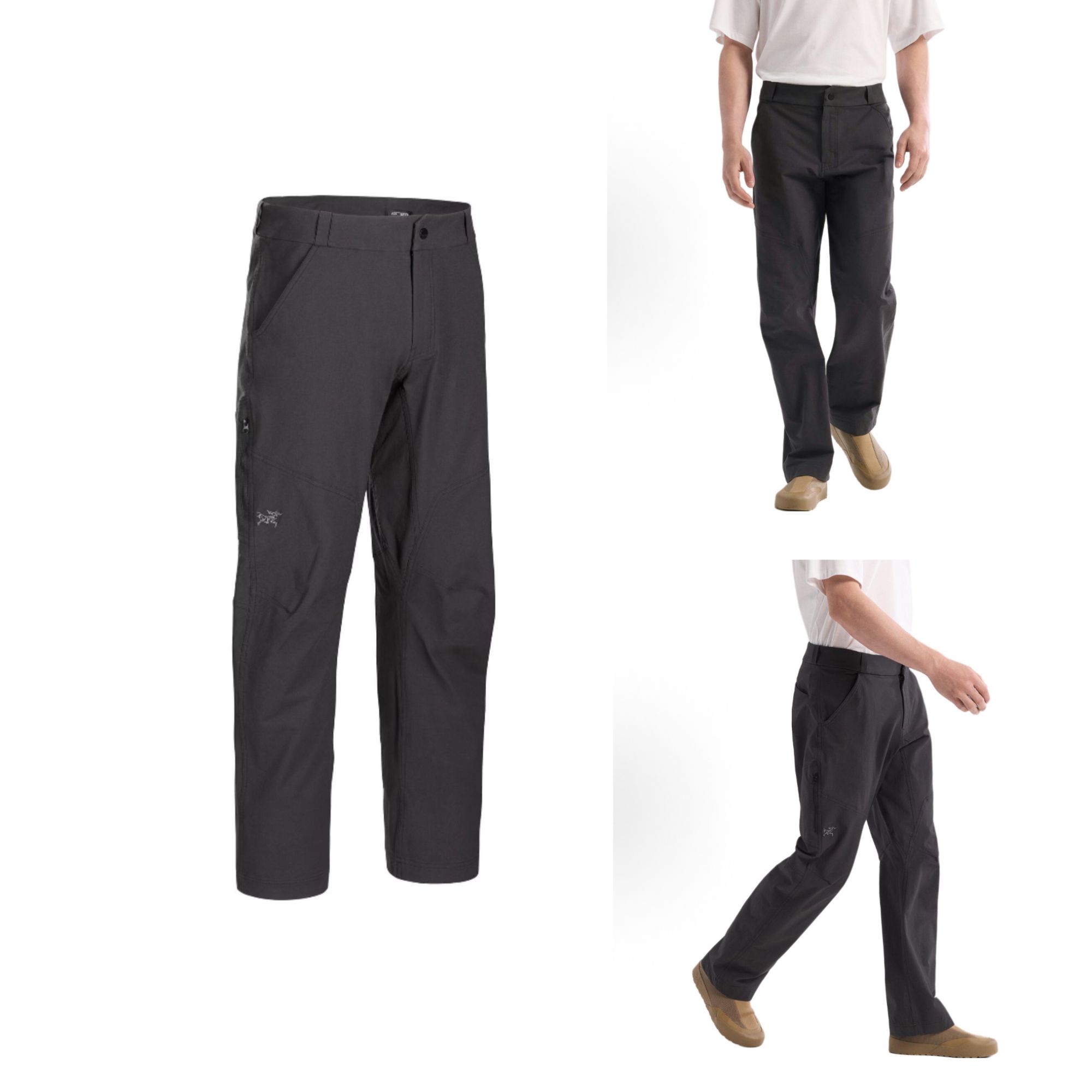 ARC'TERYX始祖鸟Cronin纯色户外工装裤棉质男款休闲裤直筒裤子