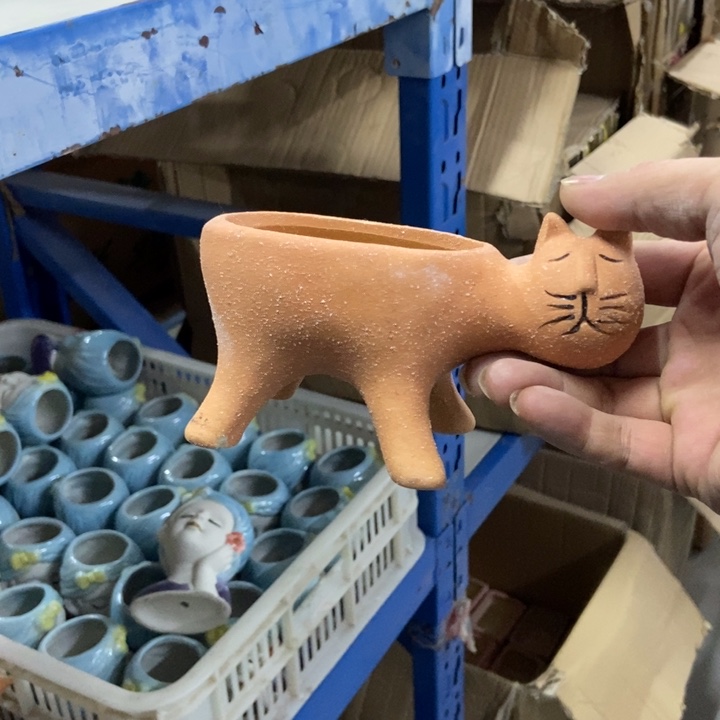 陶瓷花盆单场满9.9发9*6*7