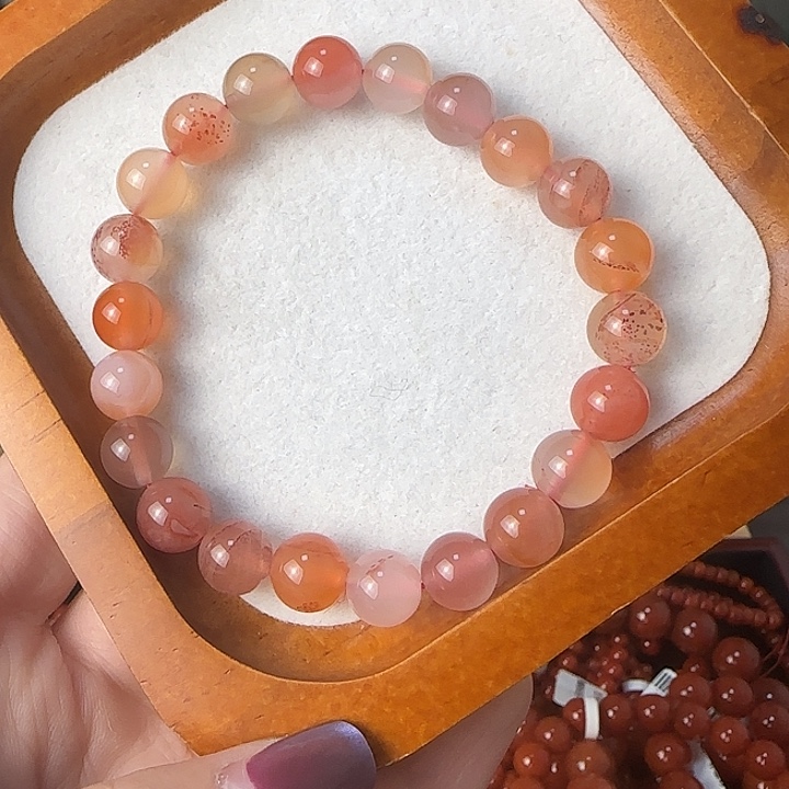 玛瑙/玉髓未镶嵌手链