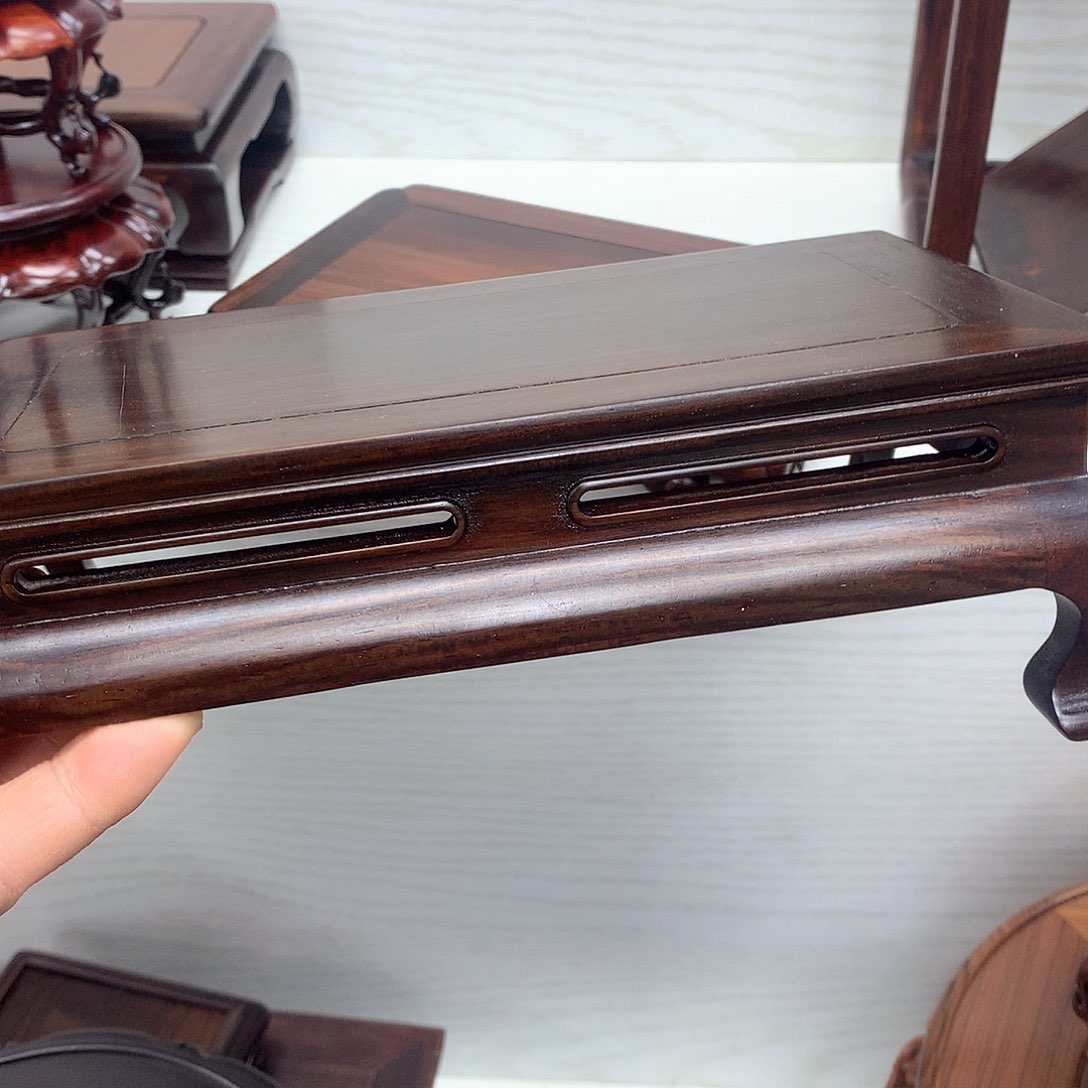 藤类大红酸枝长21开窗款