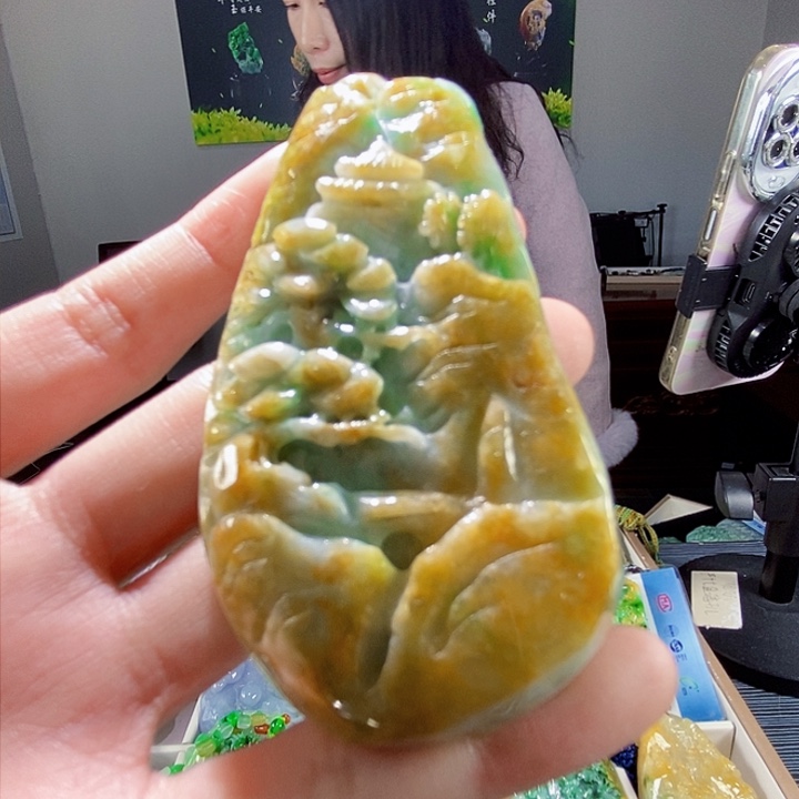 颈饰未镶嵌翡翠翡翠