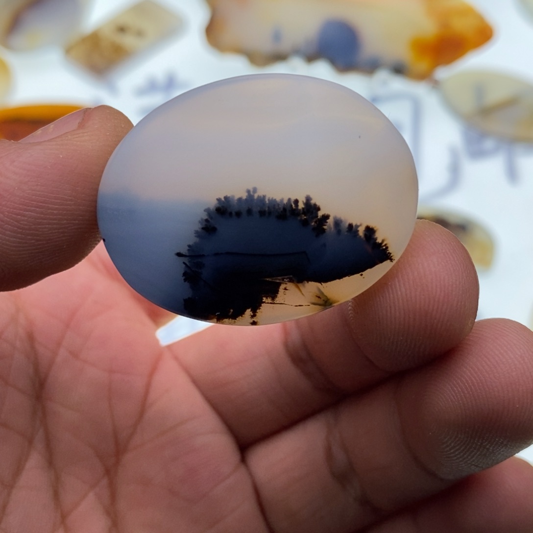 玛瑙/玉髓牌子足银镀金镶嵌