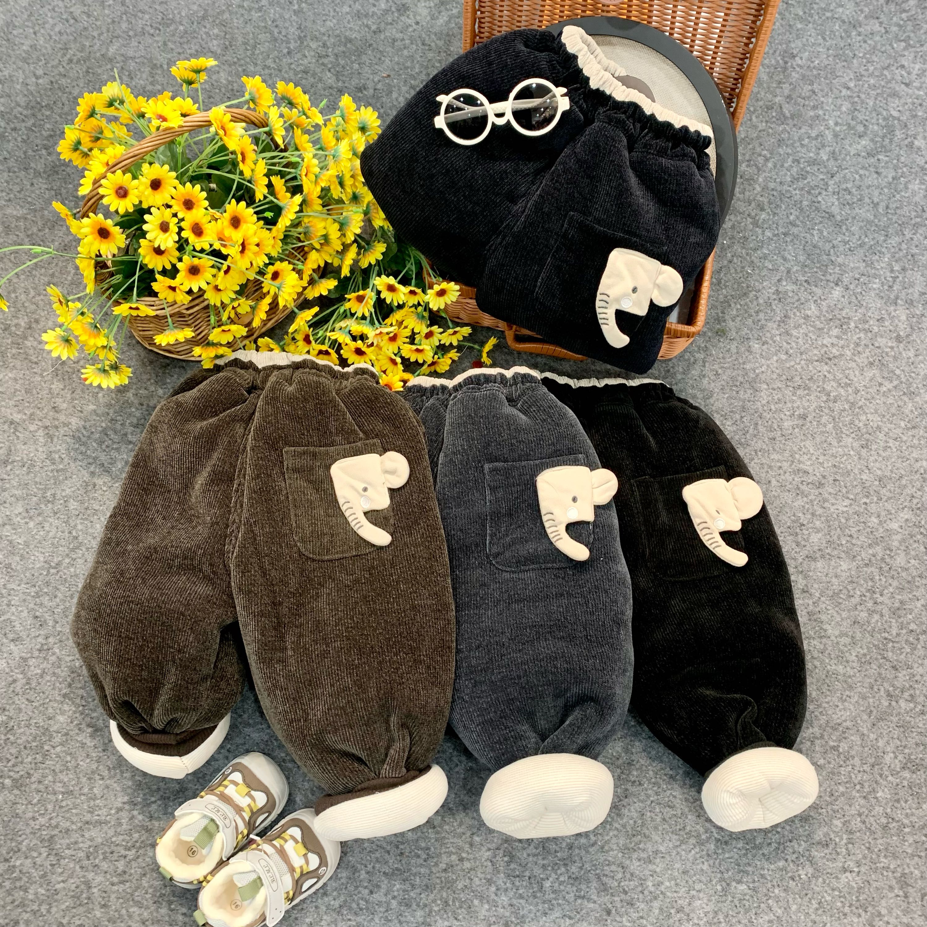 【娟姐自制】小童一条过冬小象加厚棉裤A-6672