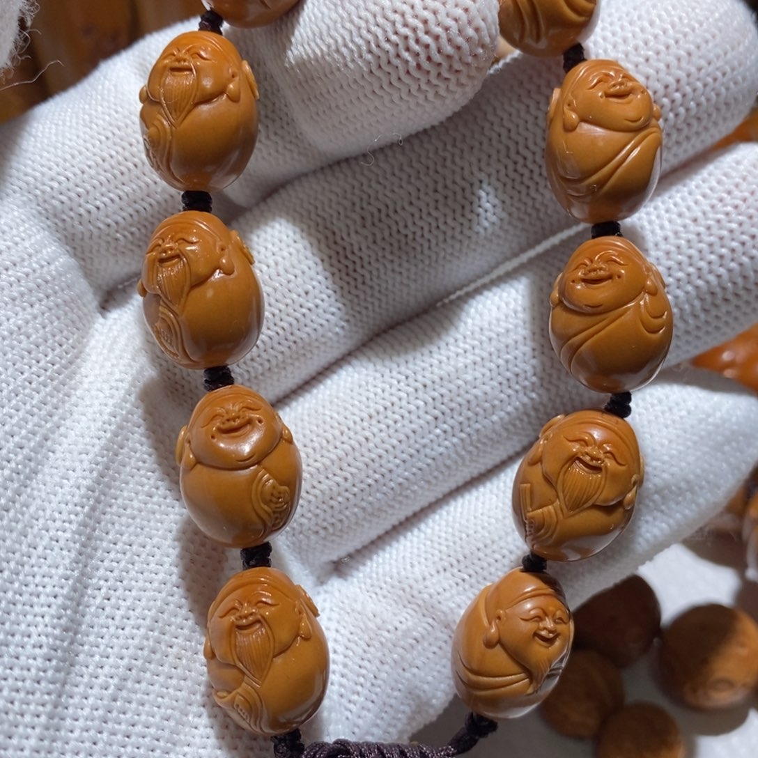 橄榄核手串/手链1.2财神