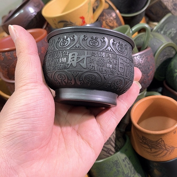 茶杯紫砂全手工紫砂主人杯