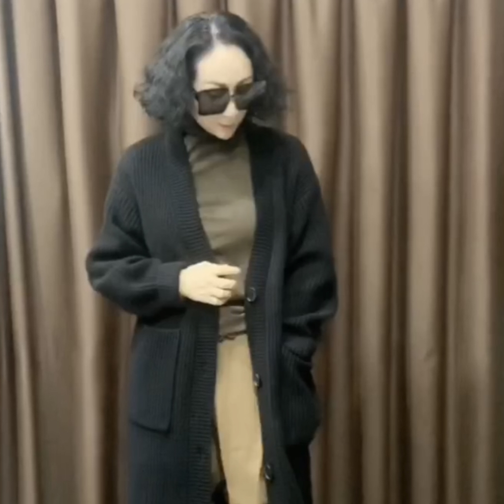 春秋冬季～欧货优雅针织羊毛外套女开衫外套