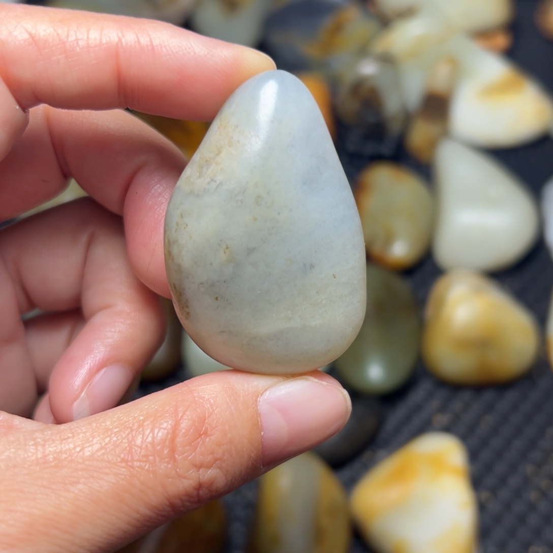 和田玉未镶嵌挂件19