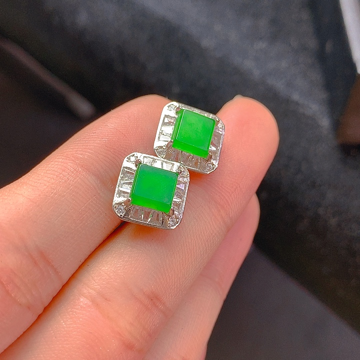 【闪购商品】翡翠银S925镶嵌颈饰翡翠