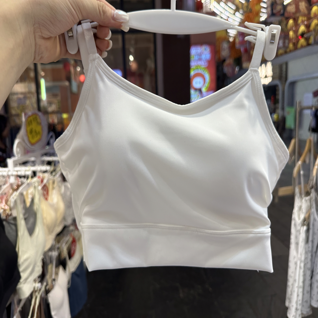 女士大码无痕吊带美背背心内衣薄款性感聚拢收副乳防下垂