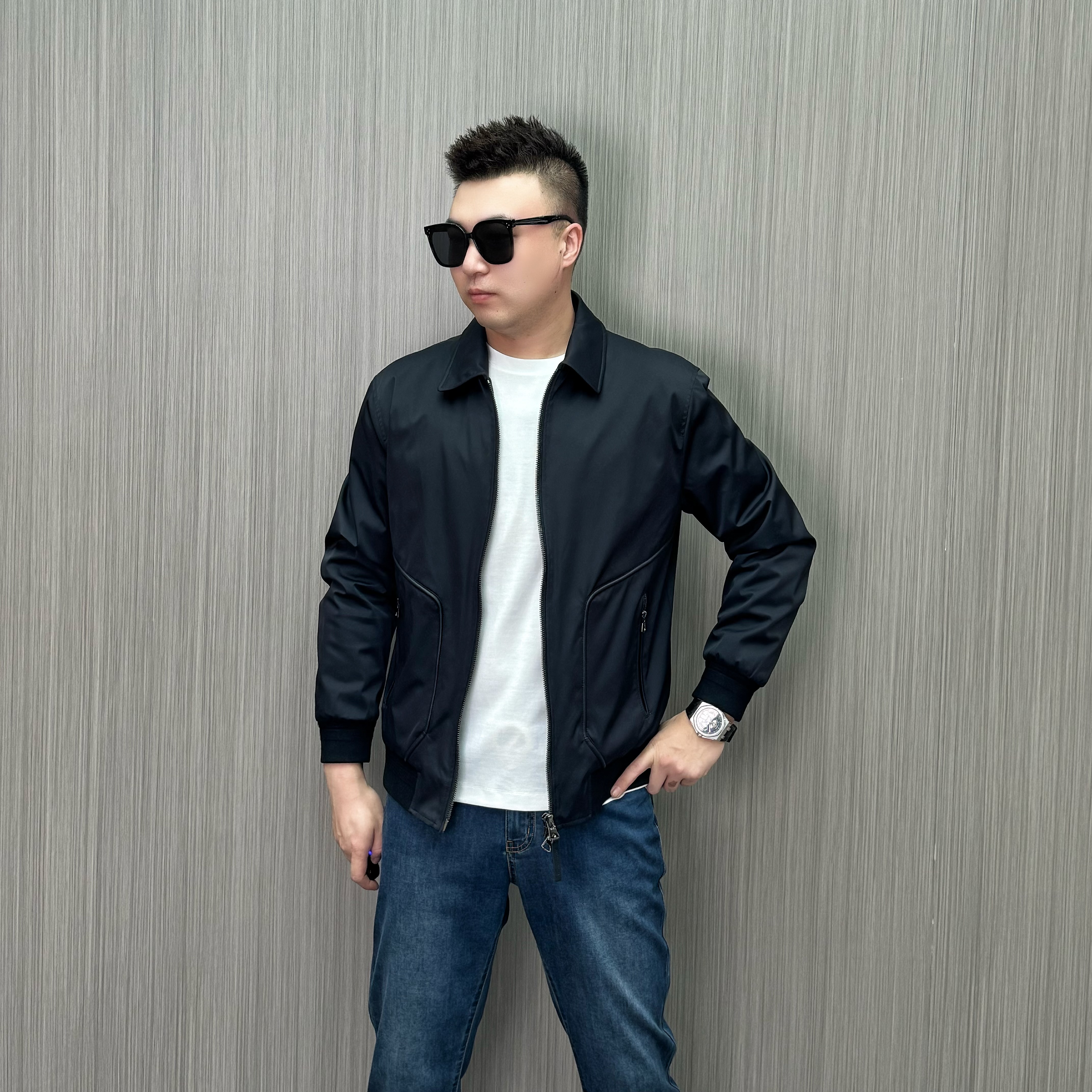 【84001】冬季薄款 “高奢订制” 男士轻薄羽绒服 时尚潮流 百搭 减龄