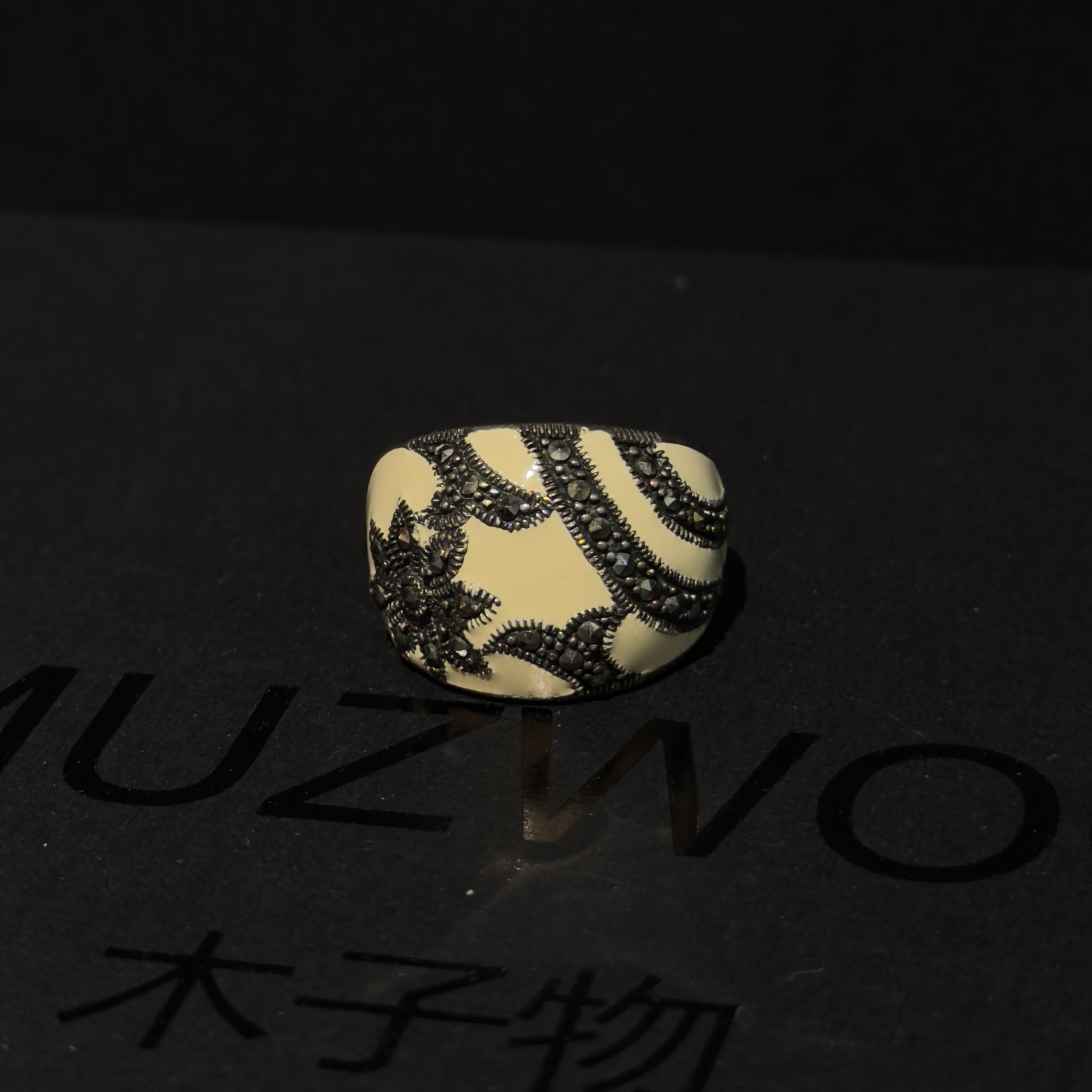 925银珐琅戒指 木子物·海外系列s925银珐琅戒指