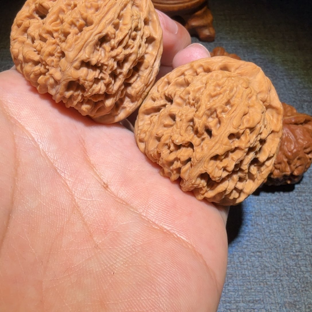 文玩核桃把件A****n南疆石43尺寸1537