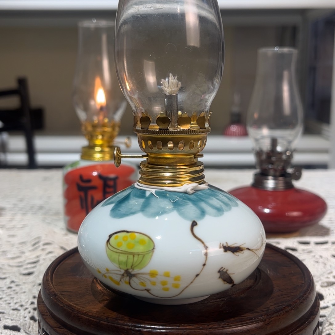 摆件景德镇陶瓷香薰灯