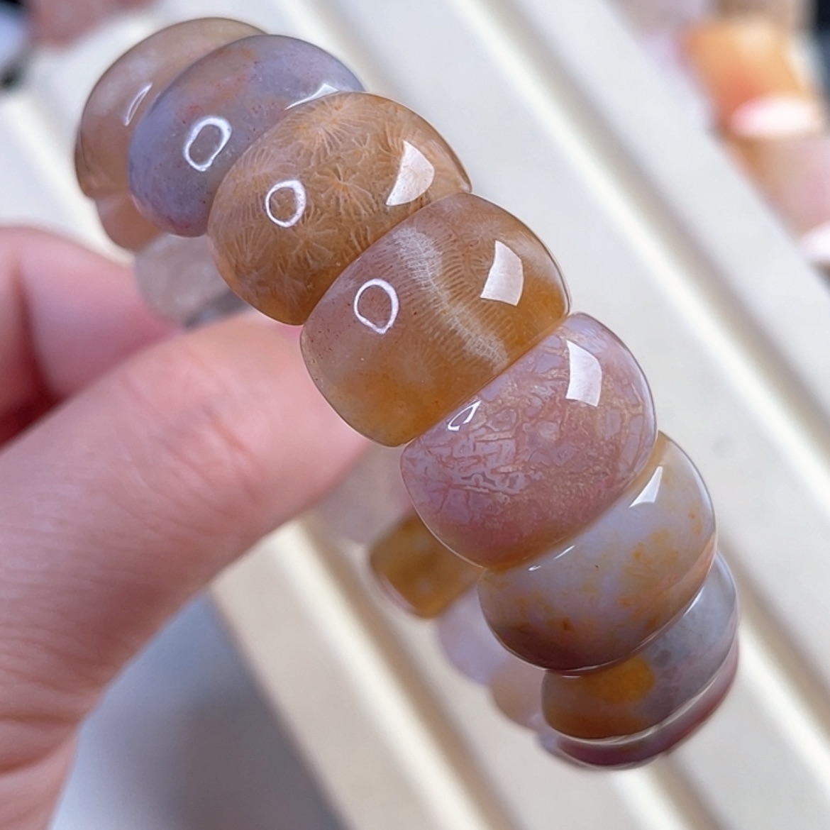 【闪购商品】硅化玉手串未镶嵌