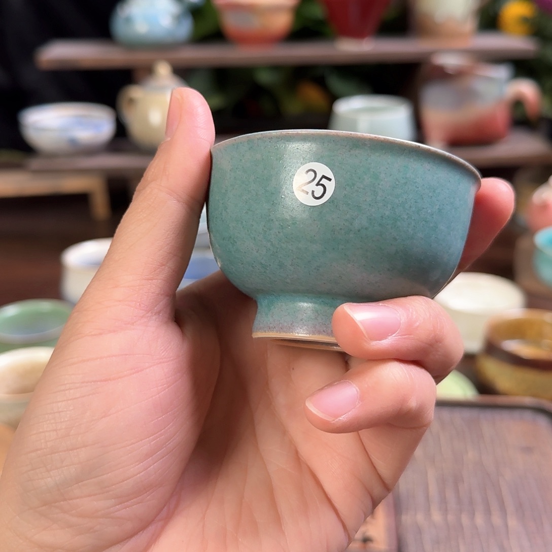 手工陶瓷主人杯杯子25