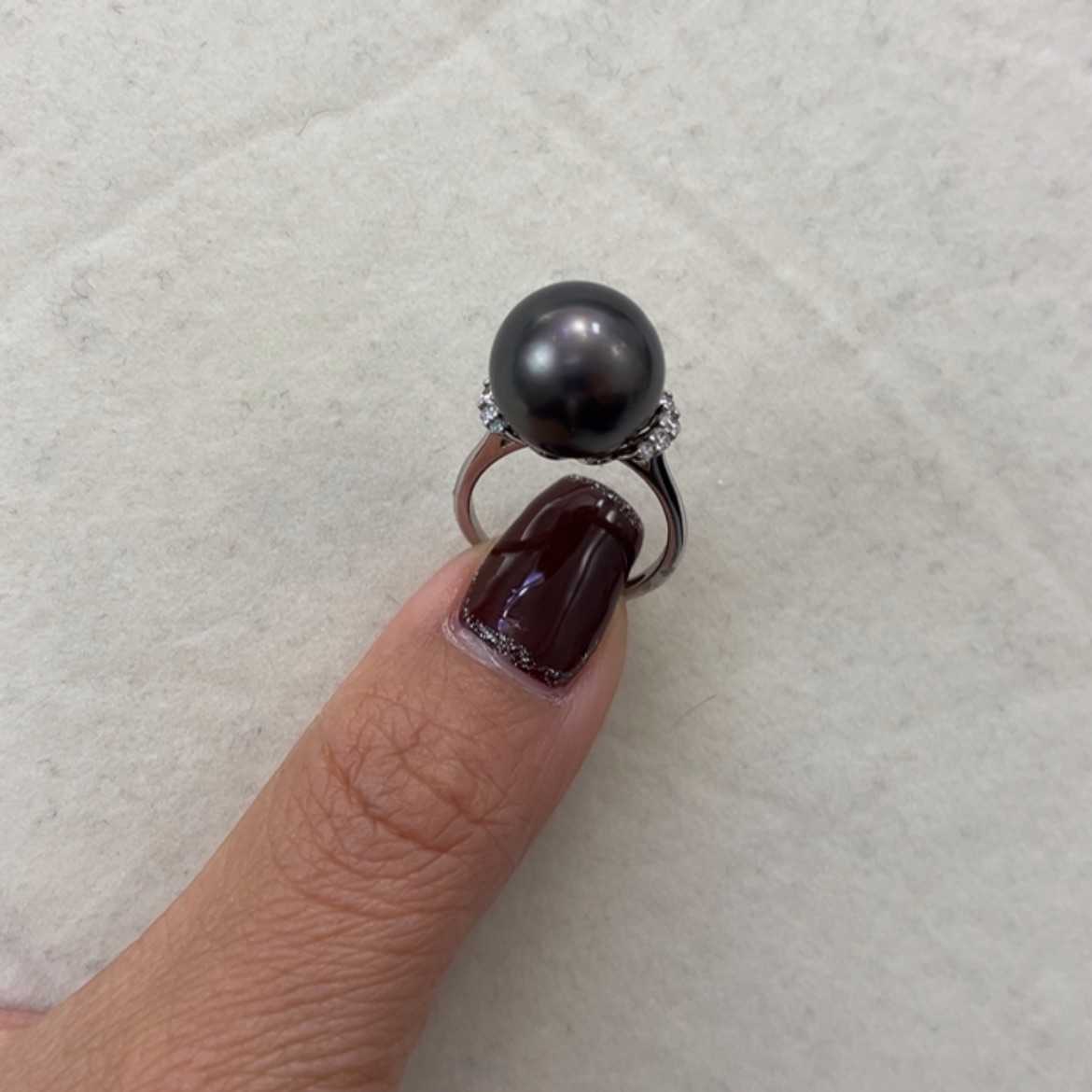 【闪购商品】海水珍珠戒圈银S925镶嵌