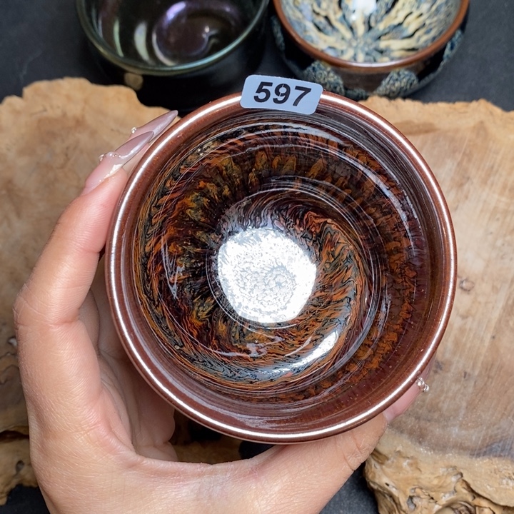 茶盏建窑建盏主人杯597