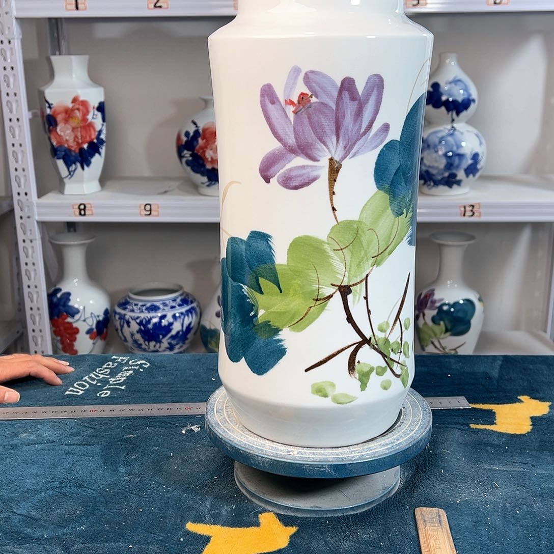 摆件景德镇陶瓷书鸟