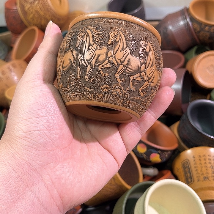 茶杯紫砂全手工紫砂主人杯